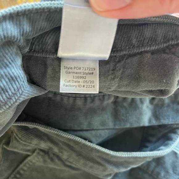 Maurices Corduroy A-line Skirt Button Front Pockets Size 8 Charcoal Gray - Picture 7 of 12